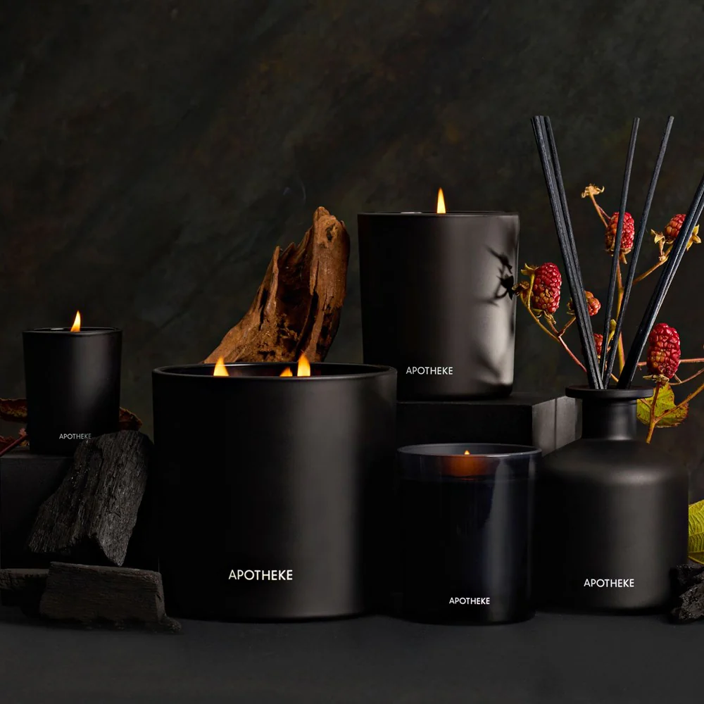 Charcoal Votive Candle - Image 3
