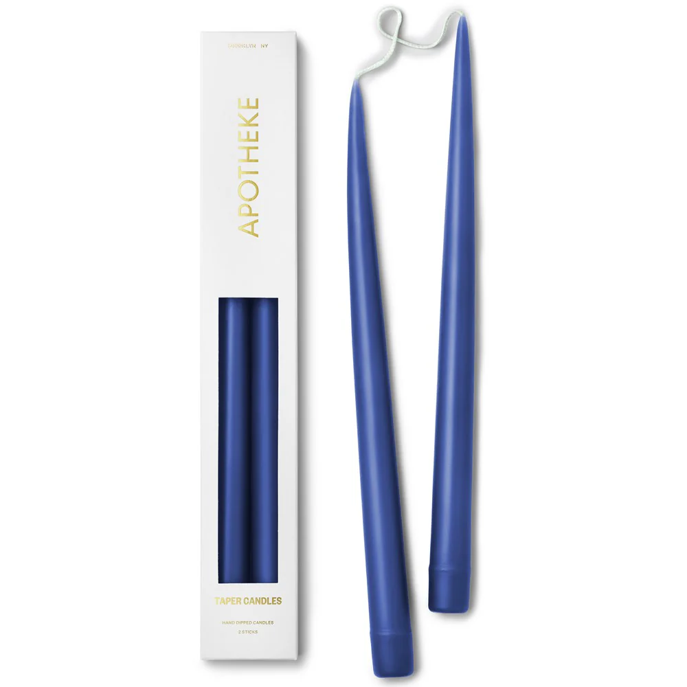 Hand Dipped Candles - Copenhagen Blue