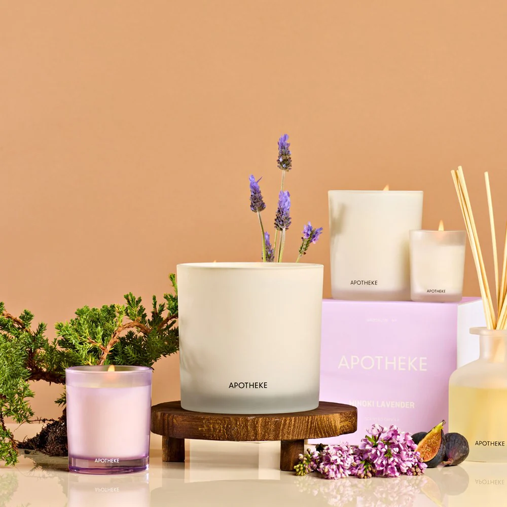 Hinoki Lavender Votive Candle - Image 3