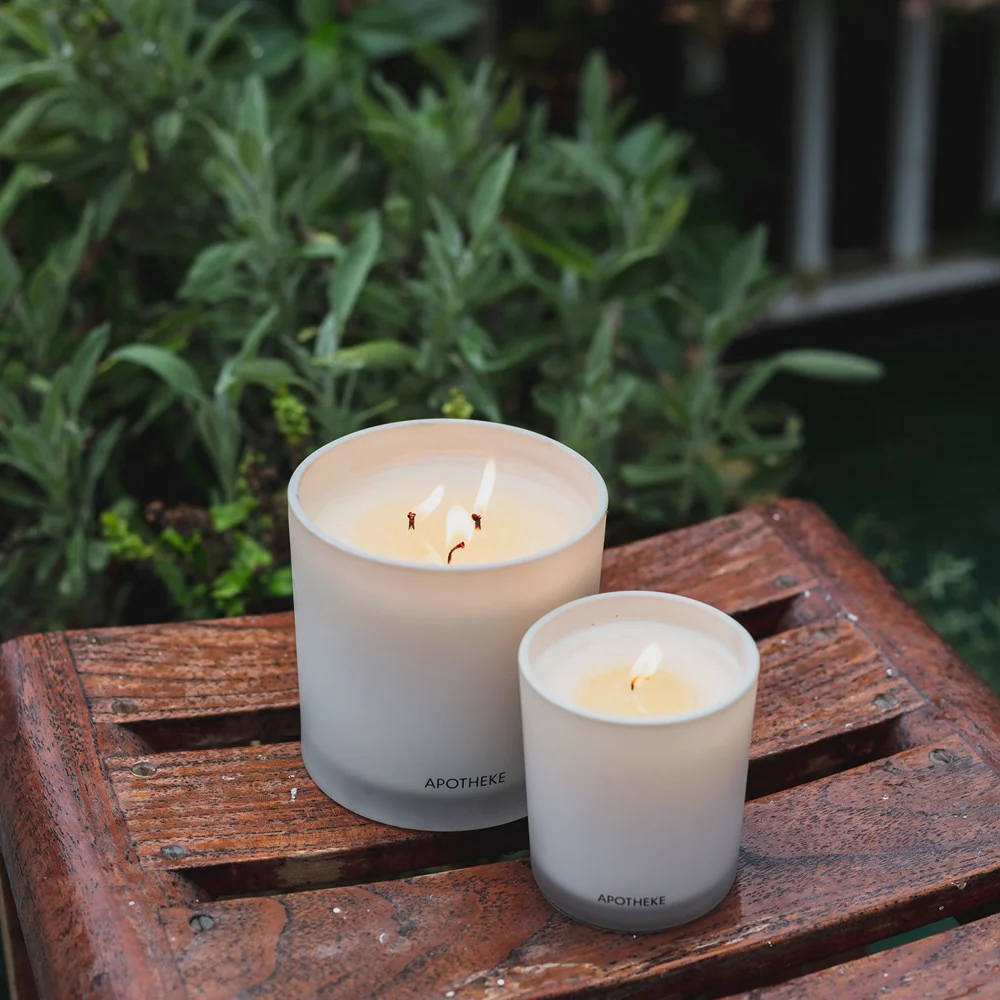 Santal Rock Rose 3-Wick Candle - Image 3